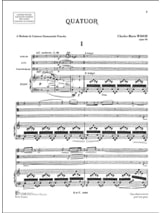 Quatuor op. 66 - Parties - WIDOR - Partition - Quatuors